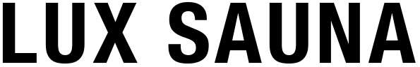 lux sauna finland comapny logo black
